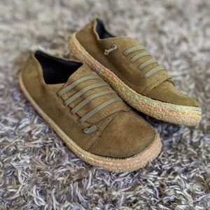 Olive sneakers